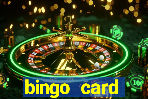 bingo card generator with pictures